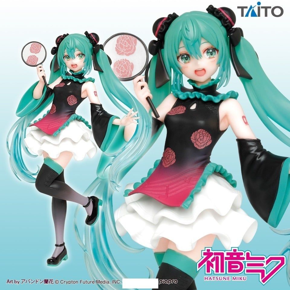 15cm Full Box mèo cute [ hỏa tốc hcm ] Mô hình Vocaloid - Hatsune Miku - Nekomimi T-Shirt ver.