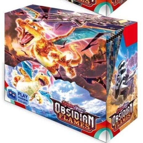 Tặng 10 THẺ NĂNG LƯỢNG [ hỏa tốc HCM Vũ Trí Ba Hộp 360 thẻ Pokemon Obsidian Flames Cao Cấp Siêu Đẹp