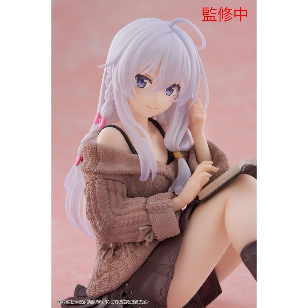 15cm [ hỏa tốc hcm ][ Vũ Trí Ba ] Mô hình Majo no Tabitabi Elaina Desktop Cute Shifuku ver