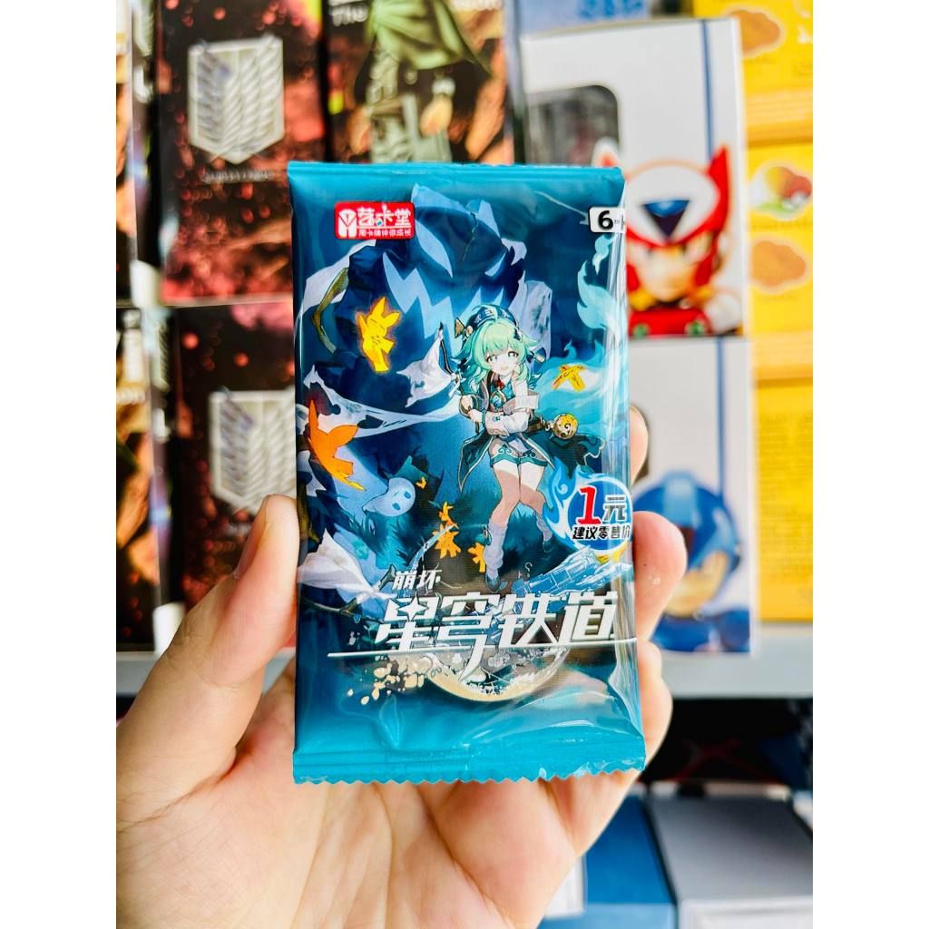[ hỏa tốc hcm ][ Vũ Trí Ba ] [Mua 5 tặng 1] Set 5 ảnh thẻ nhân phẩm Anime Honkai Star Rail ngẫu nhiên card