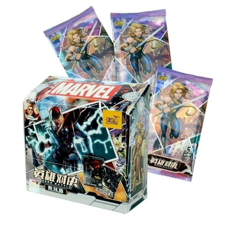 chính hãng kayou [ Vũ Trí Ba ] Set 5 ảnh thẻ spider ironman Marvel avenger spider man thor iron