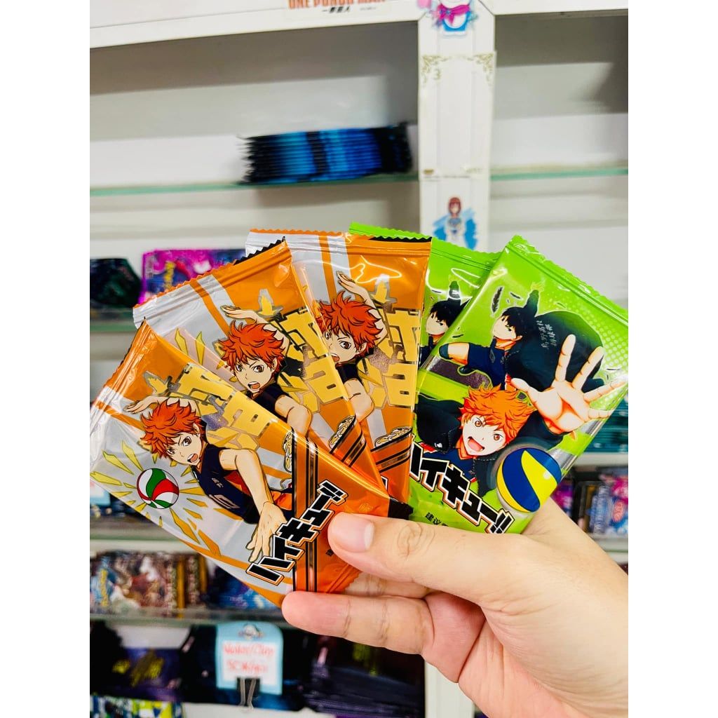 [ hỏa tốc hcm ][ Vũ Trí Ba ] [Mua 5 tặng 1] Set 3 ảnh thẻ cứng nhân phẩm Anime Haikyuu!! ngẫu nhiên chibi xinh xắn