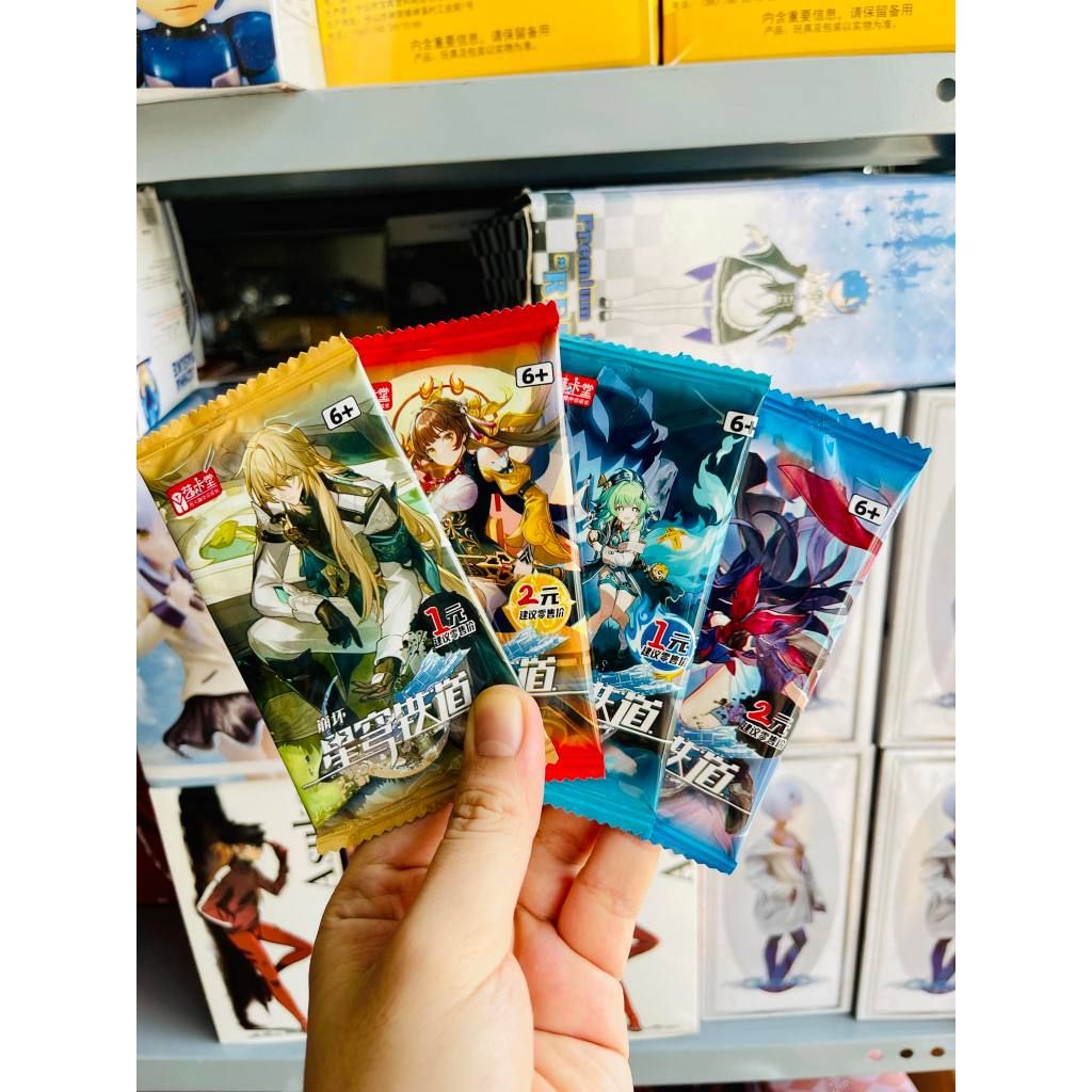 [ hỏa tốc hcm ][ Vũ Trí Ba ] [Mua 5 tặng 1] Set 5 ảnh thẻ nhân phẩm Anime Honkai Star Rail ngẫu nhiên card