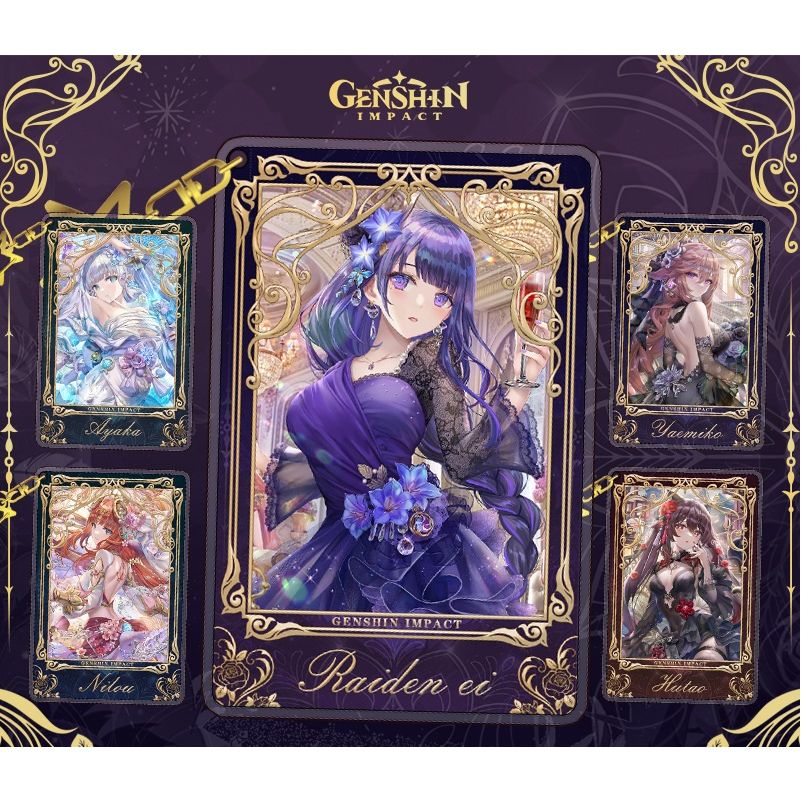 mua 5 tặng 1 [ hỏa tốc hcm ][ Vũ Trí Ba ] Tổng Hợp Móc Khóa Nhân Vật Genshin Impact shogun yae miko furina