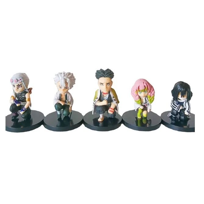 [ Vũ Trí Ba ] Mô hình chibi nhân vật Kimetsu no Yaiba tanjiro nezuko inosuke Thanh Gươm Diệt Quỷ đệm ngủ