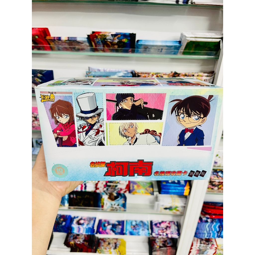 video >15 mẫu [ hỏa tốc ] Tổng Hợp hộp 36 gói Bài ảnh thẻ ngẫu nhiên Conan thám tử lừng danh