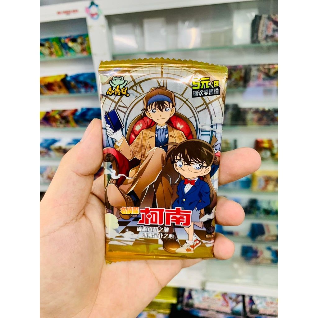 mua 5 tặng 1 [ hỏa tốc hcm ][ Vũ Trí Ba ] Set 5 ảnh thẻ Anime conan ngẫu nhiên chibi xinh xắn
