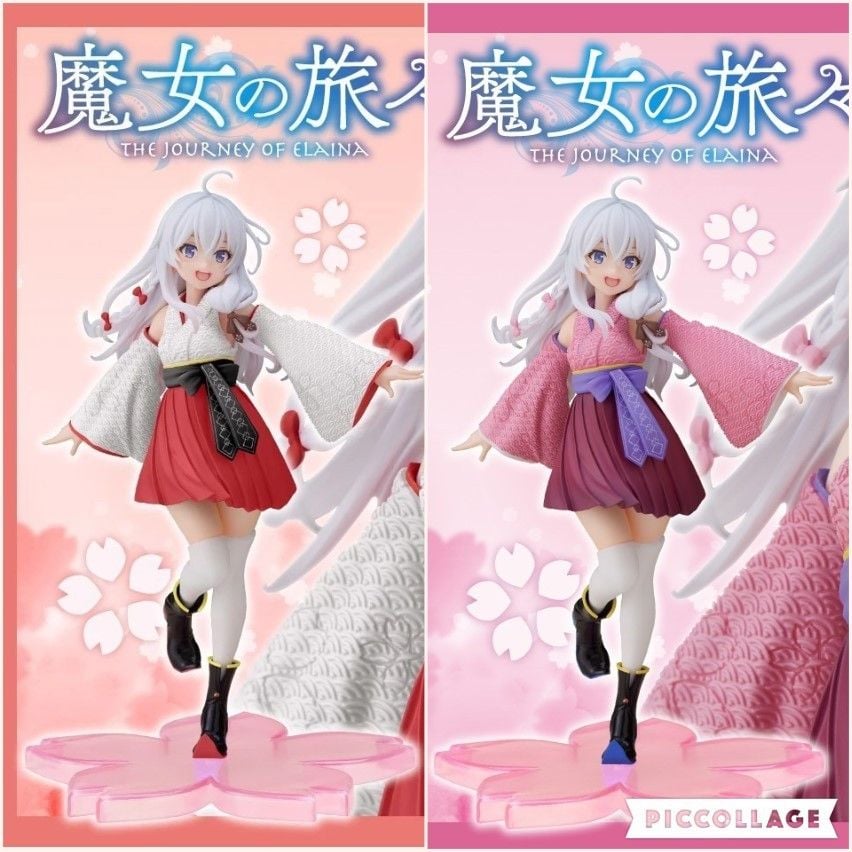 18cm [ hỏa tốc hcm ] Mô Hình nhân vật Majo no Tabitabi - Elaina - Sakura Wasou ver.