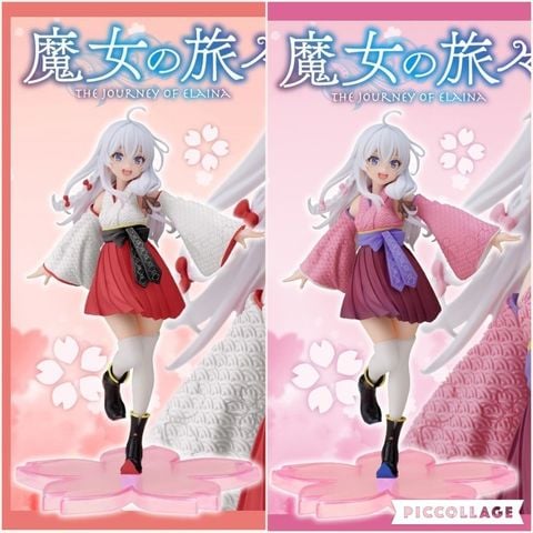 18cm [ hỏa tốc hcm ] Mô Hình nhân vật Majo no Tabitabi - Elaina - Sakura Wasou ver.