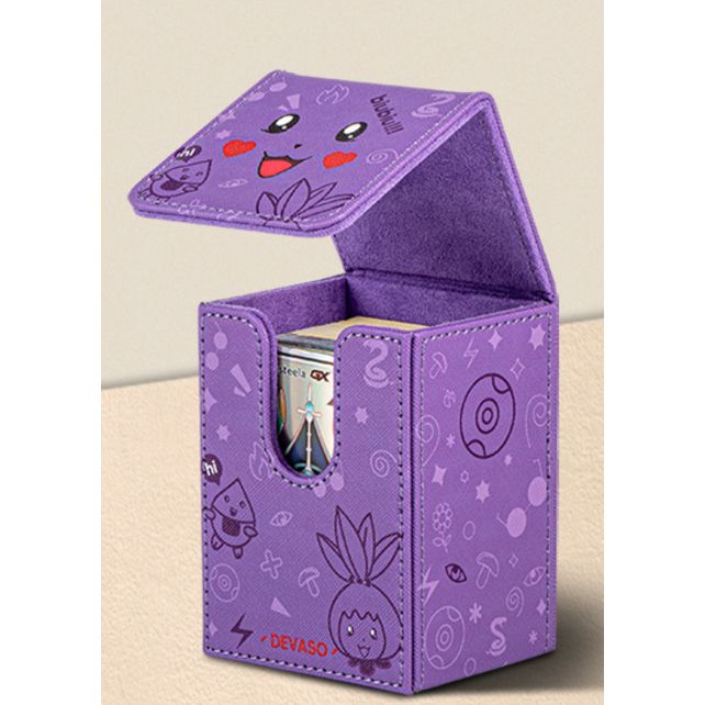 [ Phụ kiện ] Hộp đựng bài bằng da Pikachu cao cấp - Deckbox