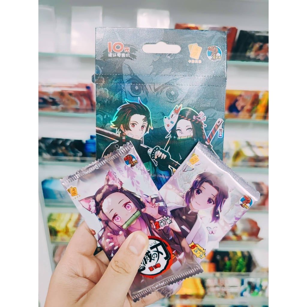 [ hỏa tốc hcm ][ Vũ Trí Ba ] Set 5 ảnh thẻ nhân phẩm one piece naruto kimetsu no yaiba Anime Loại cao cấp ngẫu nhiên