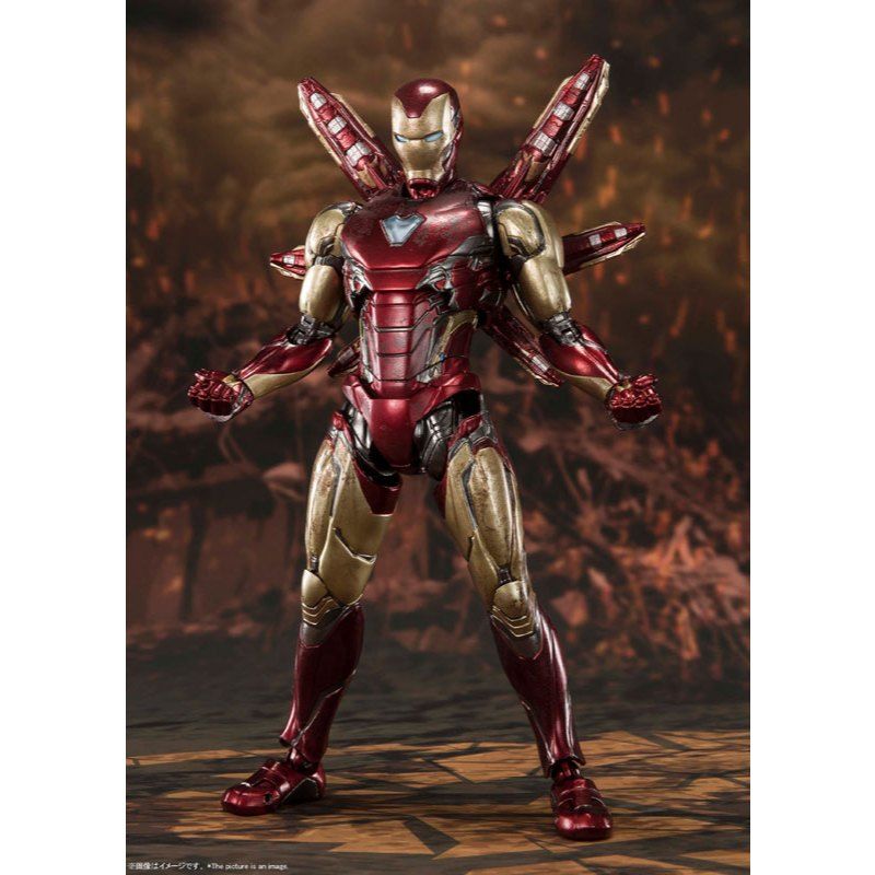 16cm Full Box hỏa tốc SHF Mô hình khớp S.H.Figuarts ironman Iron Man Mark 85 Avengers Endgame