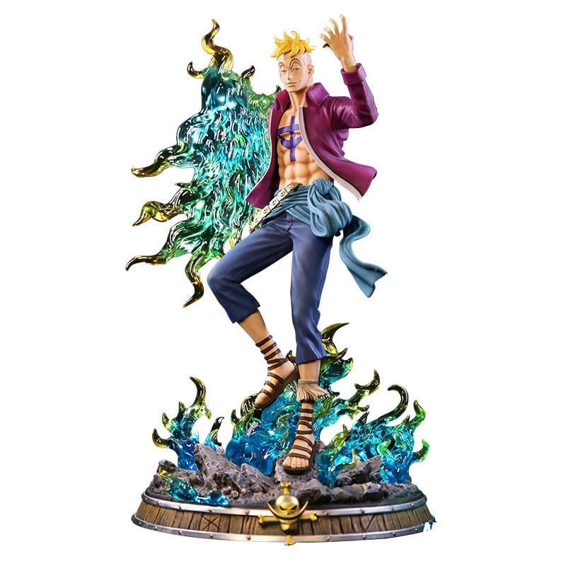 Siêu TO 40cm FuLL BoX [ Vũ Trí Ba ] Mô hình nhân vật Marco - ONE PIECE Resin Statue