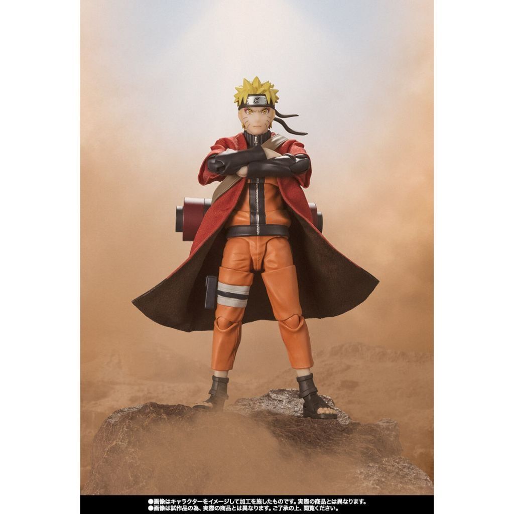 16cm FuLL BoX [ Hỏa tốc HCM ] Mô hình S.H.Figuarts SHF khớp Shippuuden Uzumaki Naruto Sage Mode