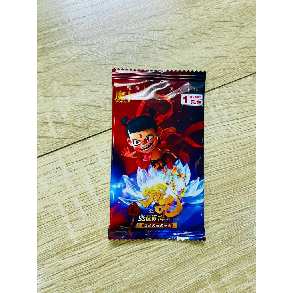 [ hỏa tốc hcm ][ Vũ Trí Ba ] [Mua 5 tặng 1] Set 5 ảnh thẻ nhân phẩm NaTra set 3 thẻ cứng phim hoạt hình Na Tra
