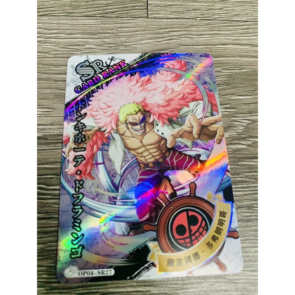 Thẻ lẻ đặc biệt Dress Rosa One Piece Flim Red độ hiếm cao SR,SSR Bạc,thẻ kim loại,mạ vàng