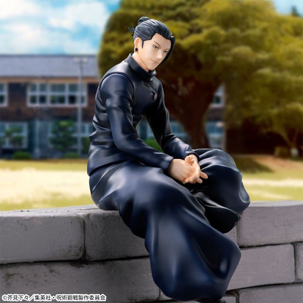 14cm [ hỏa tốc hcm ][ Vũ Trí Ba ] Mô hình Jujutsu Kaisen Chú thuật hồi chiến Gojo Geto học sinh ngồi