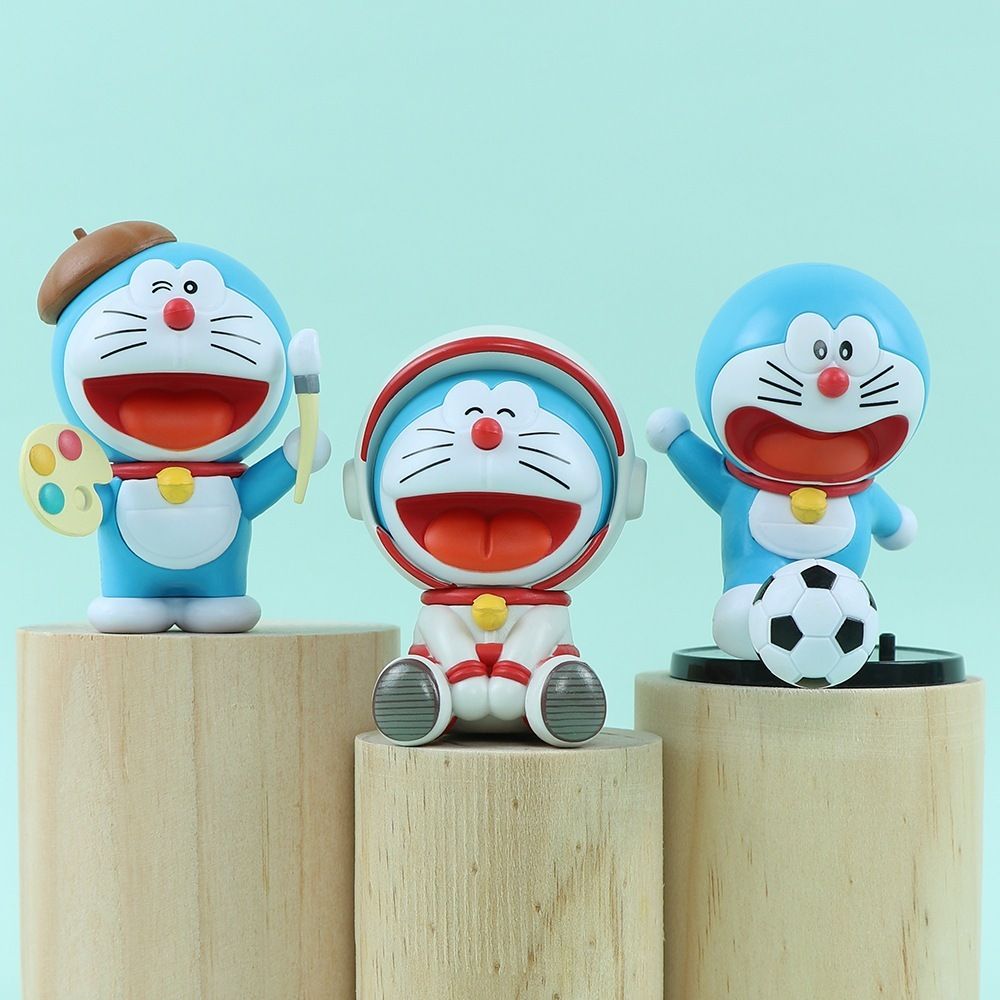 [Mua 5 tặng 1] [ hỏa tốc HCM ] [ Vũ Trí Ba ] 2025 Mô hình doremon Doraemon phiên bản nghề nghiệp siêu cute
