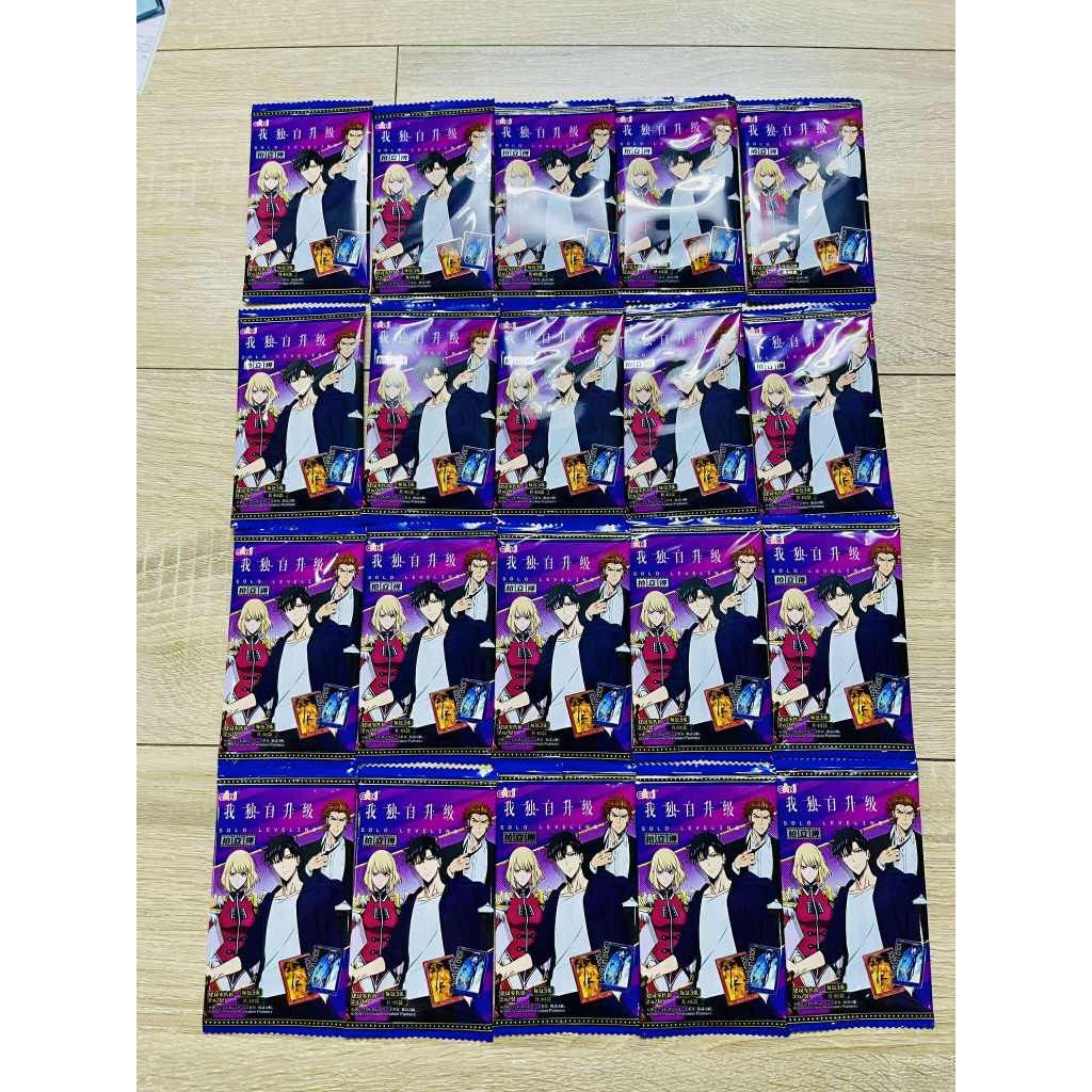 [ hỏa tốc hcm ][ Vũ Trí Ba ] Hộp Thẻ Bài ảnh nhân phẩm Anime Solo Leveling - Thăng cấp một mình