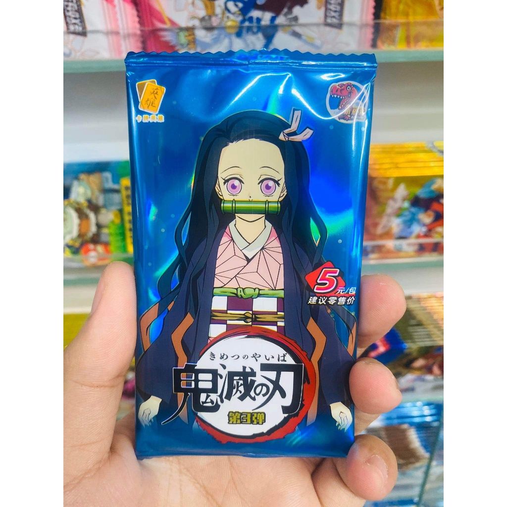 [ hỏa tốc hcm ][ Vũ Trí Ba ] [Mua 5 tặng 1] Tổng hợp ảnh thẻ nhân phẩm Anime Kimetsu no Yaiba Thanh Gươm Diệt Quỷ