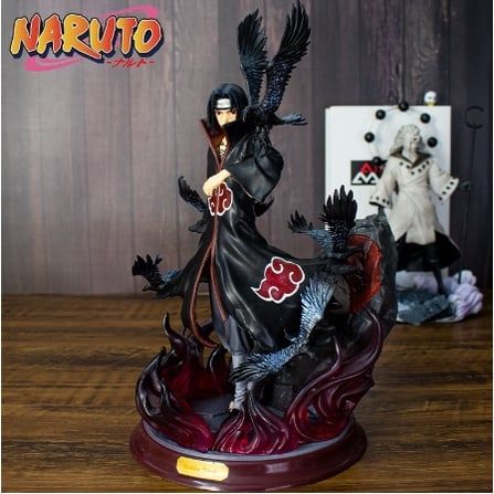 [ hỏa tốc hcm ][ Vũ Trí Ba ] Mô hình nhân vật uchiha ITACHI Akatsuki ( Có box ) - Naruto