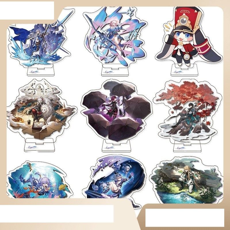 Mua 5 tặng 1 [ hỏa tốc hcm ][ Vũ Trí Ba ] Tổng Hợp Mô Hình Standee Acrylic Mica Nhân Vật Honkai: Star Rail Characters
