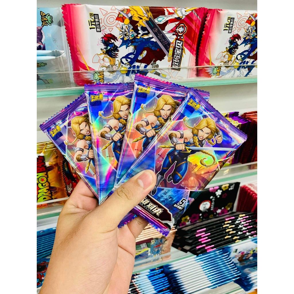 chính hãng kayou [ Vũ Trí Ba ] Set 5 ảnh thẻ spider ironman Marvel avenger spider man thor iron