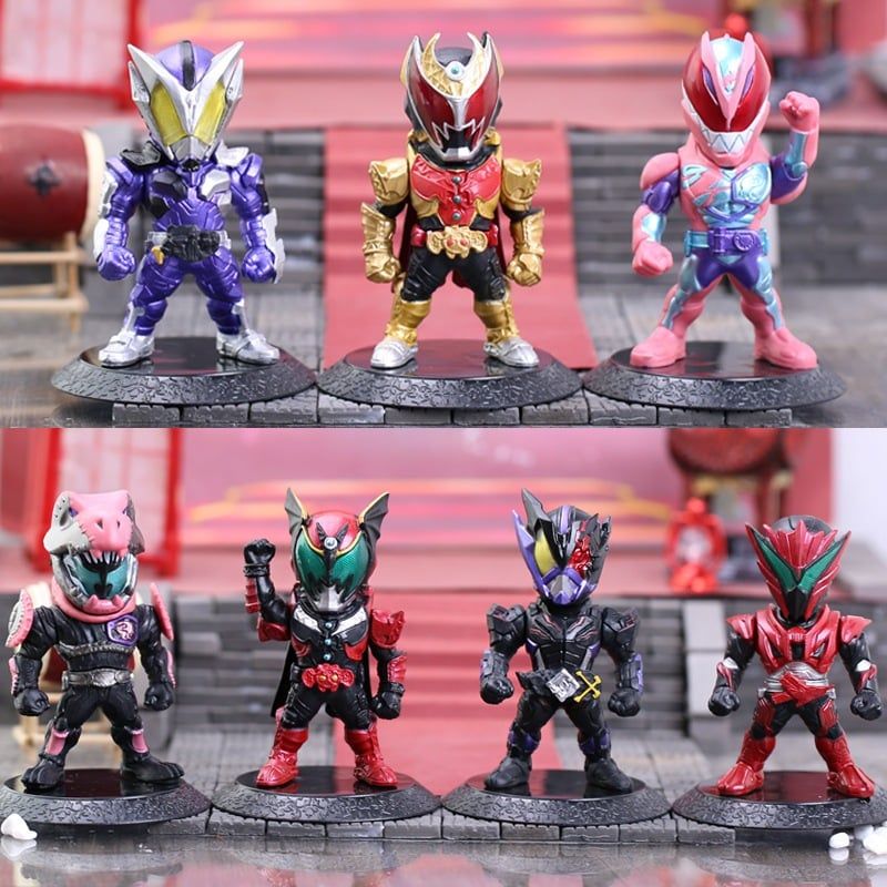 mua 4 tặng 1 [ hỏa tốc hcm ] Mô Hình Kamen Rider Chibi Emperor Kiva W Decade Diend Zi-oh Faiz 10cm
