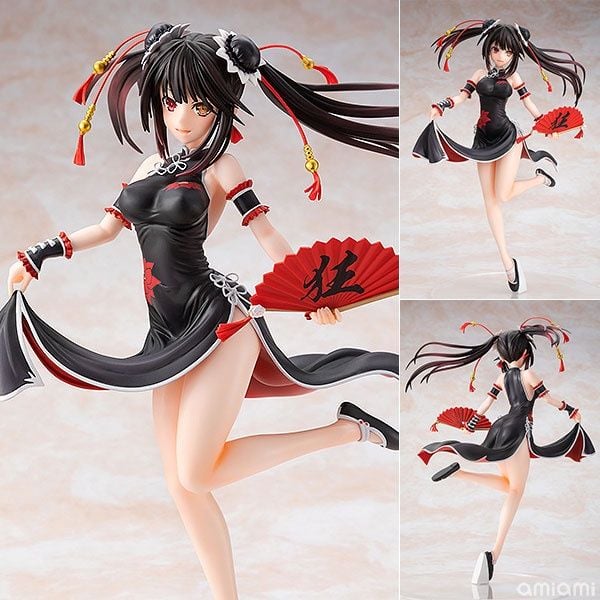 27cm Full Box To [ Vũ Trí Ba ] Mô hình Kurumi Tokisaki Sườn Xám Date A Live anime waifu big