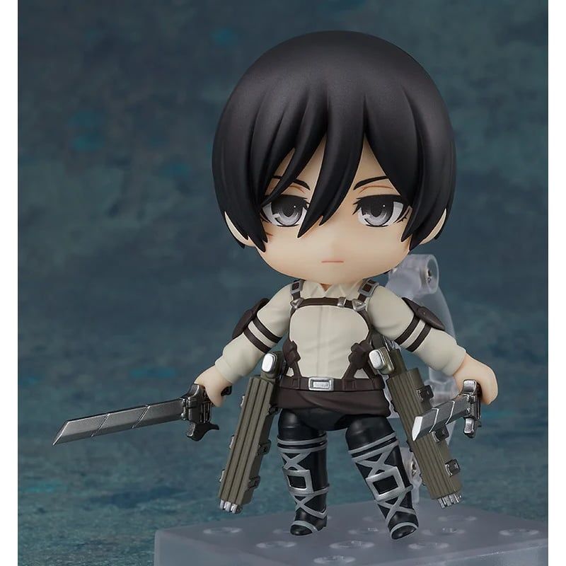 12cm FuLL BoX [ Vũ Trí Ba ] Mô Hình attack on titan Nendoroid Mikasa Ackerman The Final Season Ver
