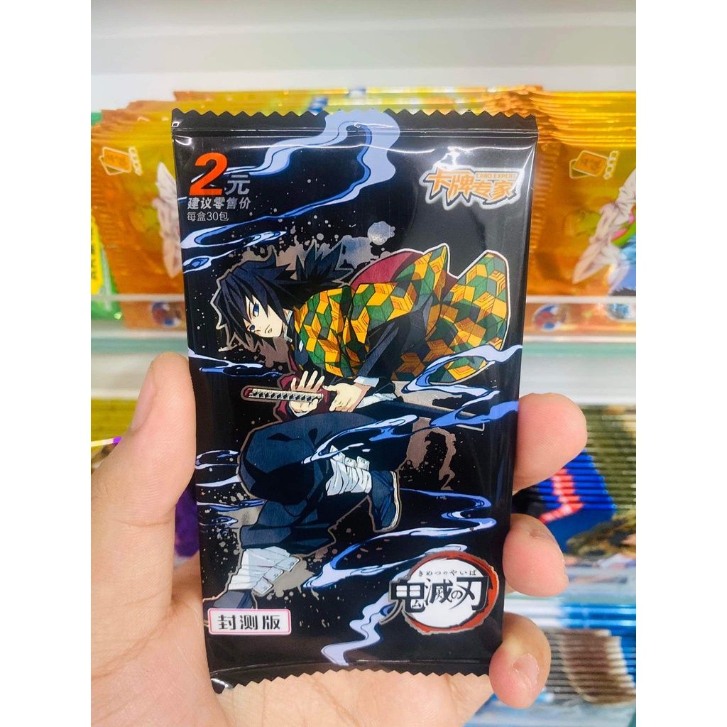 [ hỏa tốc hcm ][ Vũ Trí Ba ] [Mua 5 tặng 1] Tổng hợp ảnh thẻ nhân phẩm Anime Kimetsu no Yaiba Thanh Gươm Diệt Quỷ