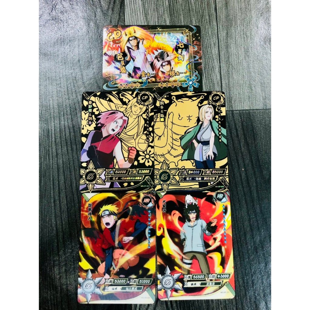 Thẻ lẻ đặc biệt Naruto độ hiếm cao R, SR, SSR, UR, ZR