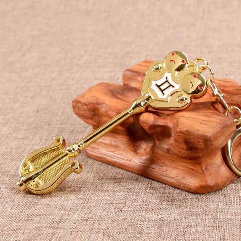 [ hỏa tốc hcm ][Mua 5 Tặng 1][ hỏa tốc hcm ][ Vũ Trí Ba ] Móc khóa 12 cung hoàng đạo - Fairy Tail