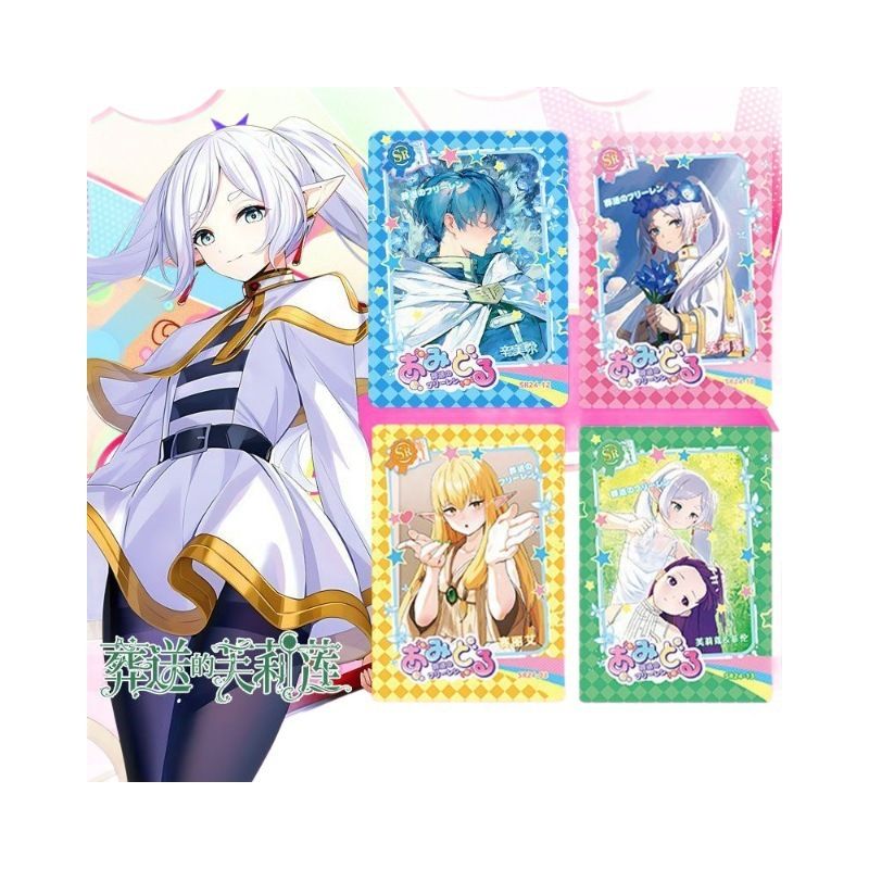 hỏa tốc hcm Vũ Trí Ba Hộp Thẻ Bài 5 ảnh nhân phẩm anime waifu Sousou No Frieren Pháp sư tiễn táng