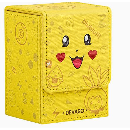 [ Phụ kiện ] Hộp đựng bài bằng da Pikachu cao cấp - Deckbox