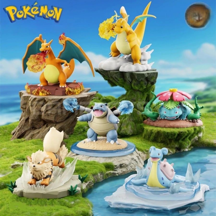 chính hãng 2025 [ Hỏa tốc HCM ] Mô hình Pokemon cực chất và xịn sò ( Langbowang ) Charizard Venusaur Blastoise