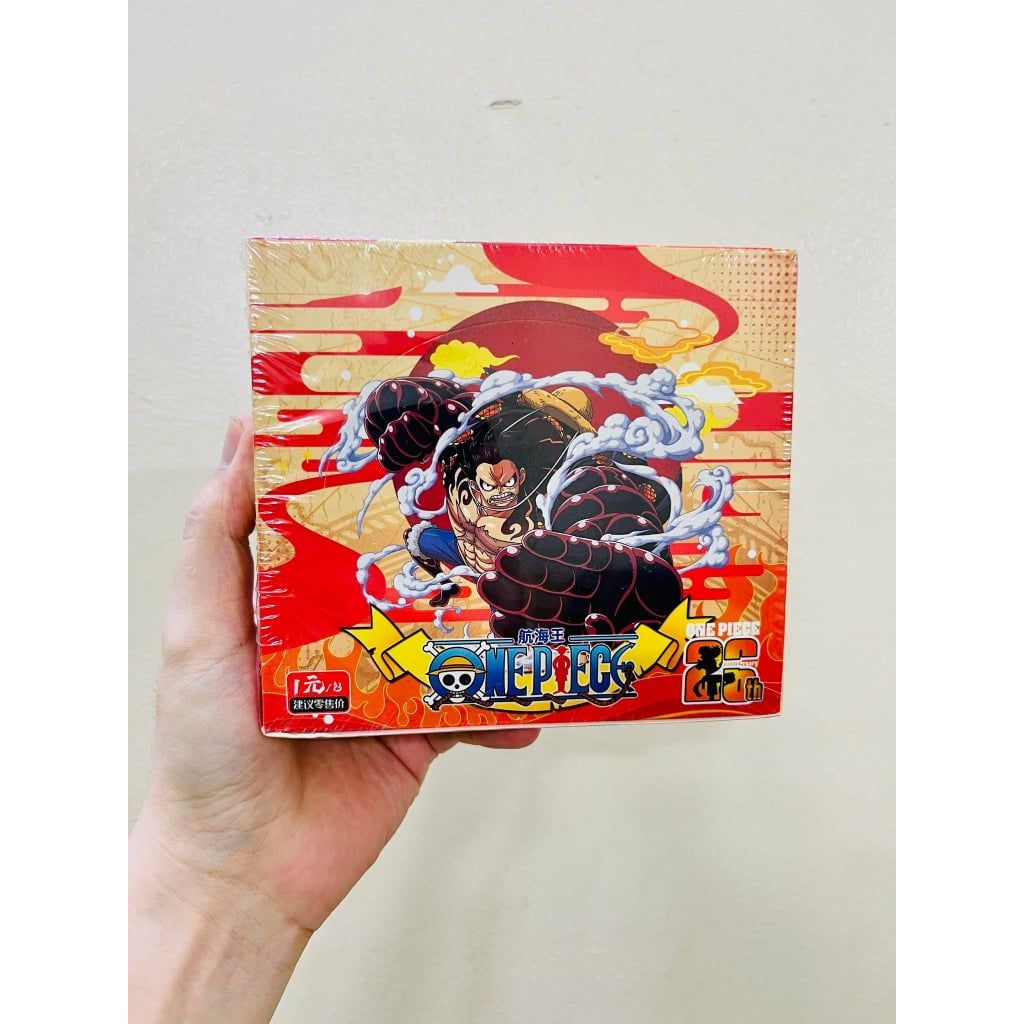 có video [ hỏa tốc hcm ][ >24 mẫu ] Hộp Thẻ Bài 5 ảnh thẻ nhân phẩm Anime One Piece Film RED