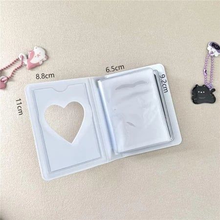 [ Vũ Trí Ba ][ Phụ kiện ] Album Đựng Ảnh 3inch 40 Ngăn Hình Trái Tim Họa Tiết Hoạt Hình Xinh Xắn