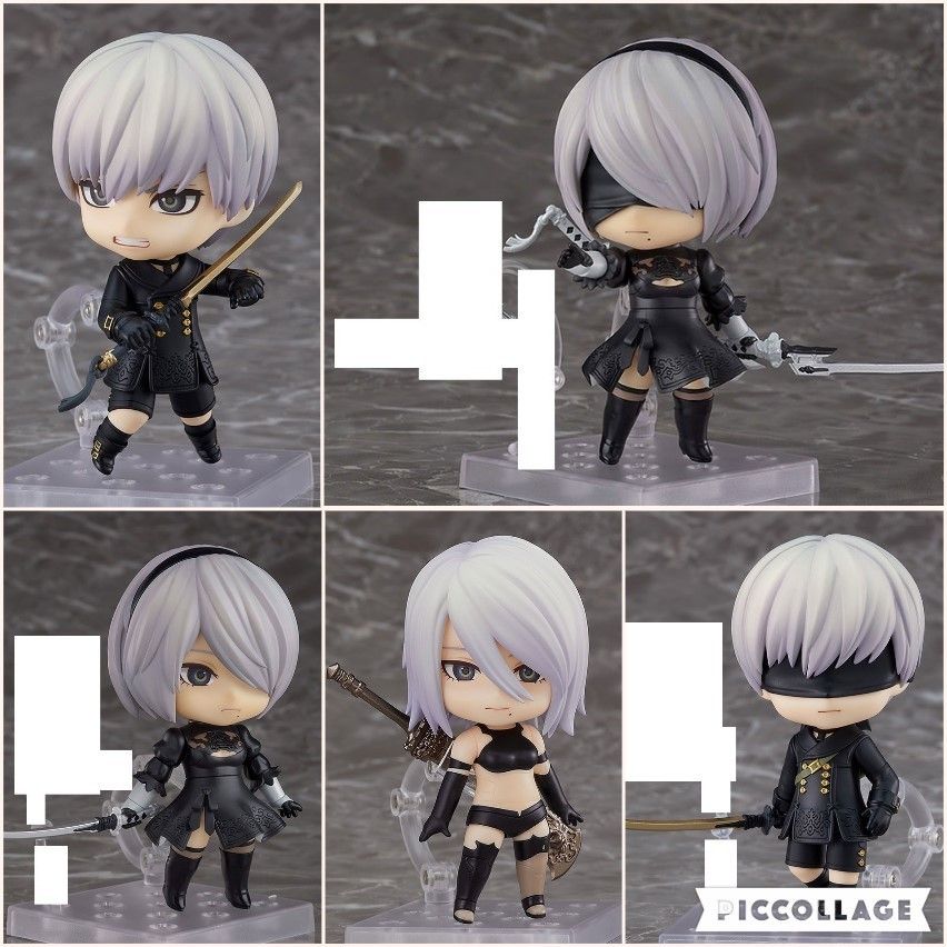10cm mua 5 tặng 1 [ hỏa tốc hcm ] Set 6 Mô Hình chibi nier a2 2b 9s Automata