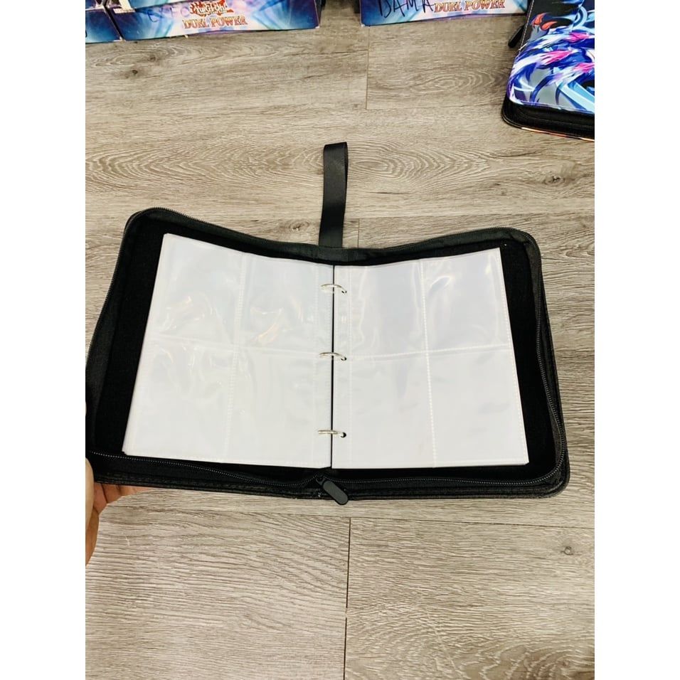 [ hỏa tốc hcm ][ Phụ kiện ] 400 ô Sổ đựng card , album da sưu tập thẻ bài Pokemon Yugioh One Piece Hàn quốc Card anime