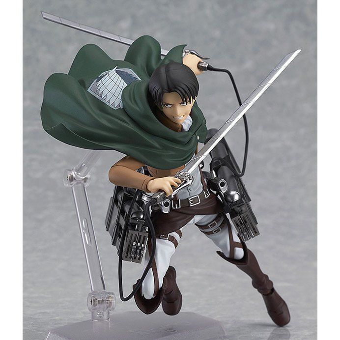 16cm Khớp FULLBOX [ Hỏa tốc HCM ][ Vũ Trí Ba ] Mô hình figma Attack on Titan Eren Levi Mikasa Erwin