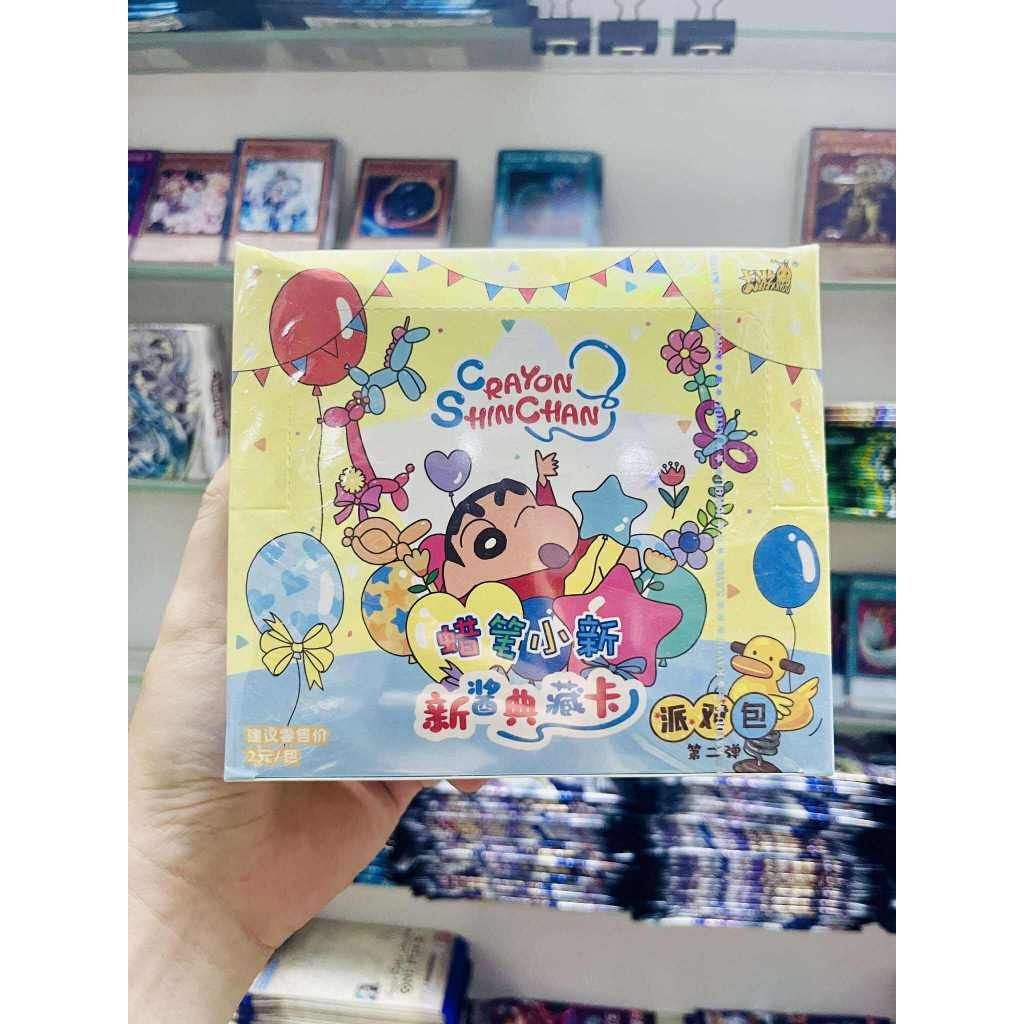 chính hãng kayou [ hỏa tốc hcm ] Vũ Trí Ba Hộp gói ảnh thẻ hoạt hình Shin Cậu bé bút chì dễ thương