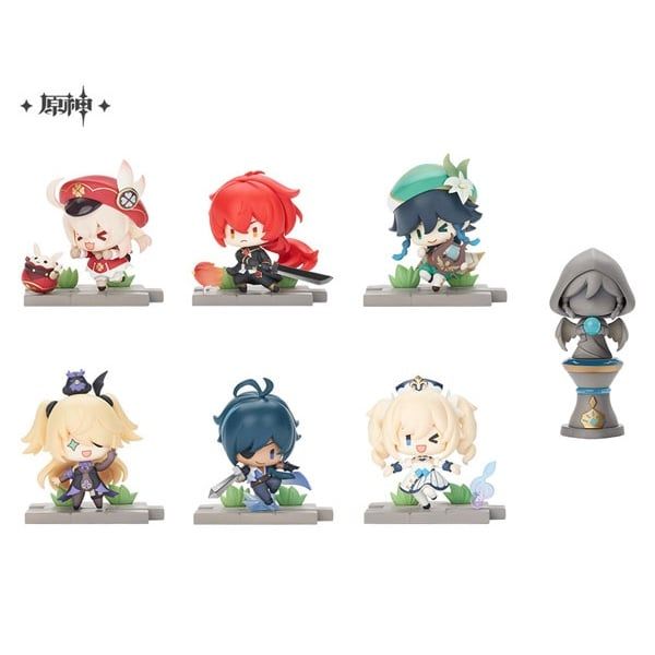 > 30 mẫu [ hỏa tốc hcm ] Mô hình chibi Klee Venti Fischl Diluc Paimon Qiqi Zhongli Genshin Impact