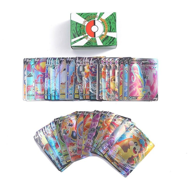 có video [ hỏa tốc hcm ][ Vũ Trí Ba ] Bộ 100 Thẻ Bài Pokemon GX Vmax V Full art Siêu Hiếm Lấp lánh