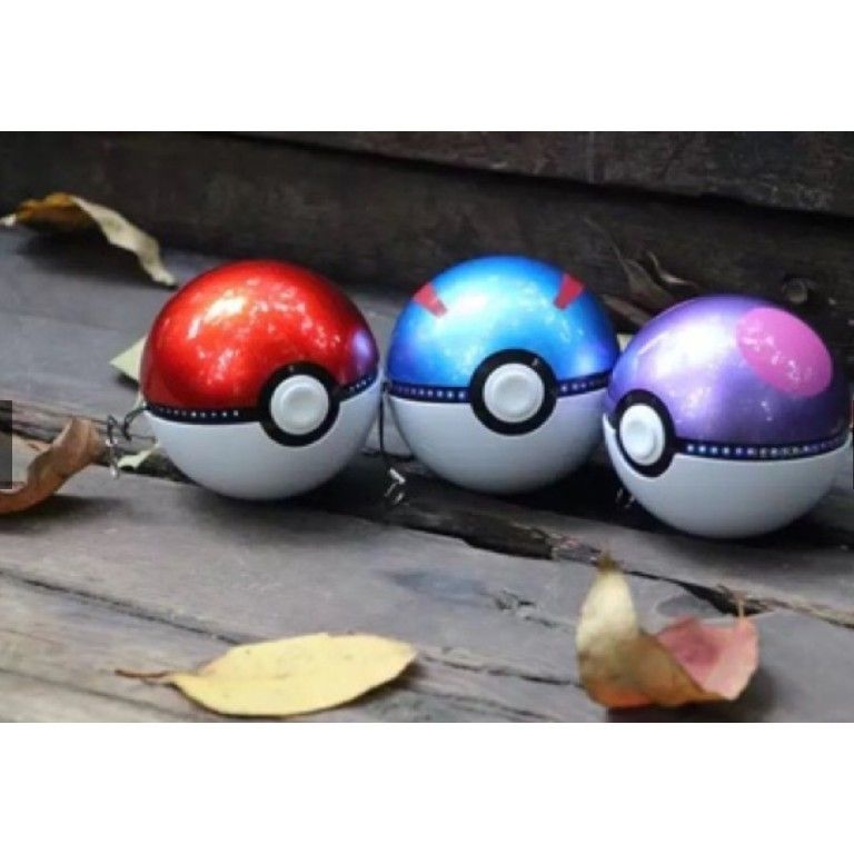 Pin 10000 mAh [ Hỏa tốc HCM ] Combo Sạc Dự Phòng Pokemon ball