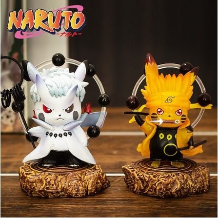 [ hỏa tốc hcm ][ Vũ Trí Ba ] Mô hình chibi Pikachu Cosplay nhân vật Naruto - pokemon