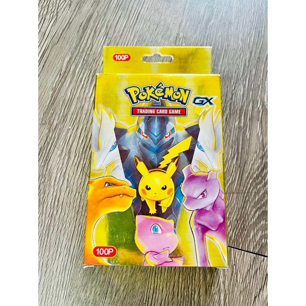 [ Hỏa tốc HCM ] [ Vũ Trí Ba ] Hộp 100 Thẻ Bài Pokemon Tiếng Anh Vui Nhộn Cho Bé Và Người Lớn