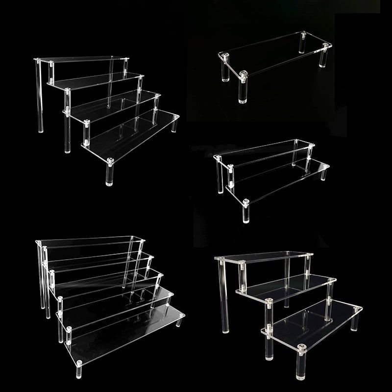 phụ kiện [ Hỏa tốc HCM ][ Vũ Trí Ba ] Kệ Trưng Bày Mô Hình, Giá trưng bày phụ kiện mica trang sức nhiều tầng lắp ráp