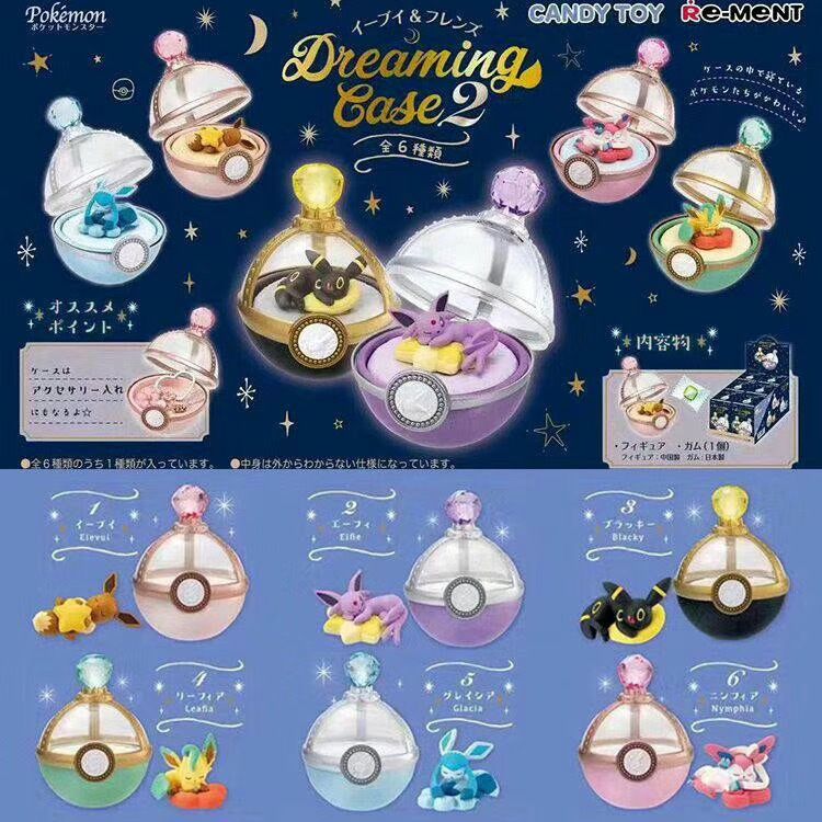 [ hỏa tốc hcm ][ Vũ Trí Ba ] Tổng hợp mô hình Pokemon đang ngủ kèm gối siêu dễ thương dreaming case
