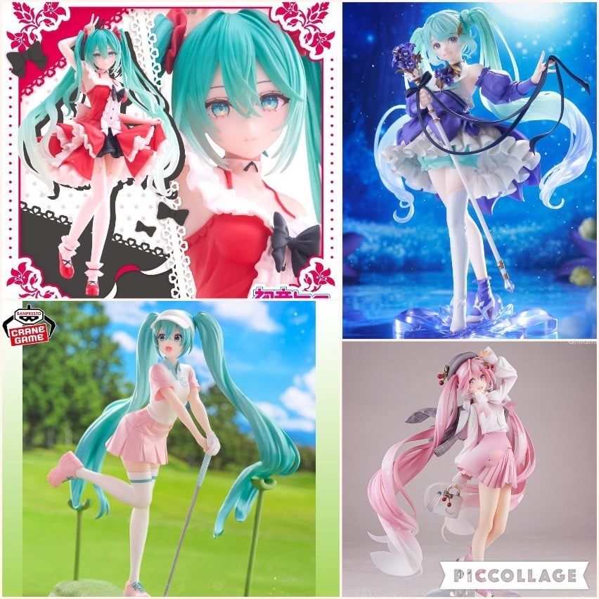 FuLL BoX 19cm [ hỏa tốc hcm ][ Vũ Trí Ba ] Mô Hình nhân vật Hatsune Miku birthday amp fashion lolita